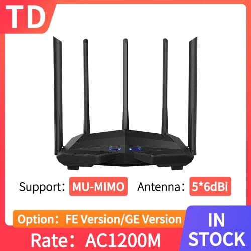 TD AC7/AC11 Wireless WiFi Router AC1200M 2.4G/5.0G High Gain Antenna Wider Coverage Router Multilingual Version Router