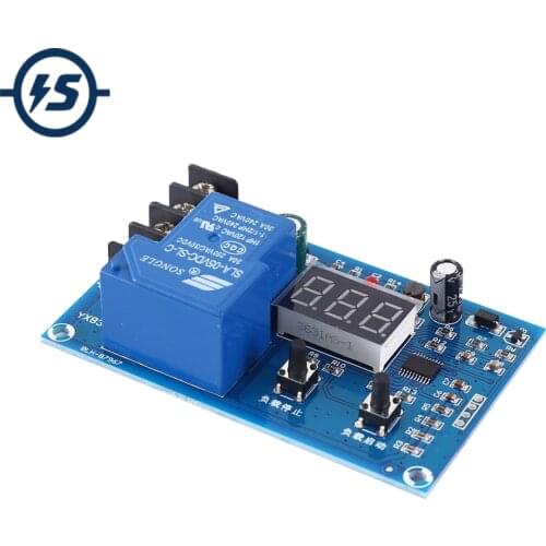 Over-discharge Protection Dispaly Module 30A Battery Protecter Upper Low Voltage Protection Board 12V 24V 48V 36V 48V Battery
