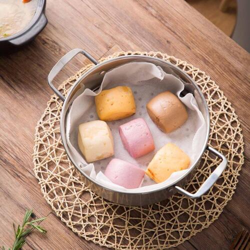 10PCS Cotton Steamer Cloth No Sticky Taro Pad Steamer Mat Household Steamed Buns Gauze Steamed Cloth Steamer Paper 40*40CM