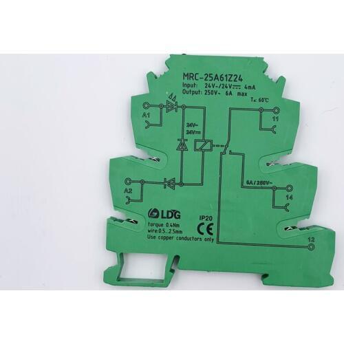 10pcs/lot Relay ssr 6A 250VAC/DC Output Relay Module LED Electromagnetic solid state relay Relay Switch NO/NC MRC-25A61Z24