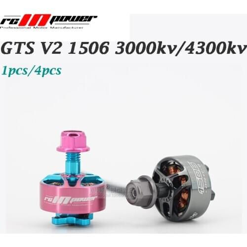 1pcd/4pcs RCINPower GTS V2 1506 3000KV 4300KV 4-6S Brushless Motor for RC Drone FPV Racing Models Spare Part DIY Accessories