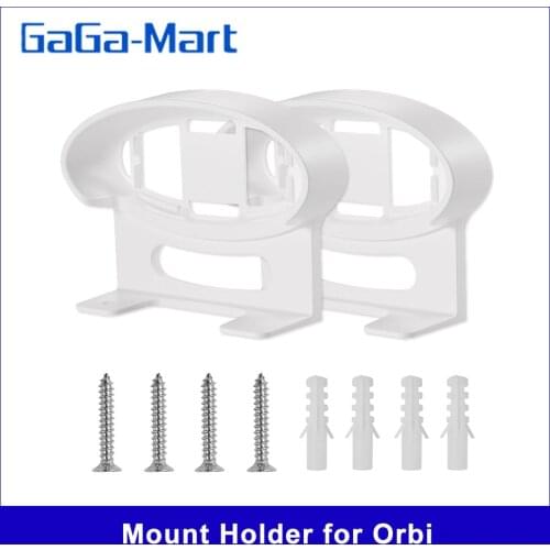 2pcs Wall Mount Holder for Orbi RBK50 AC3000 RBS50 RBS40 RBK40 AC2200 Home WiFi System