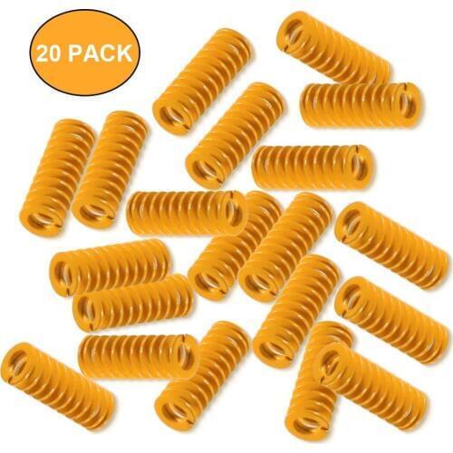 20Pcs 8*20mm 3D Printer Motherboard Compression Springs Light Load For CR-10 Ender 3 Heatbed Springs Bottom Connect Leveling
