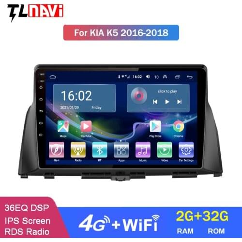 4G LTE 2G RAM Android 10 For KIA Optima K5 2016 2017 2018 Multimedia Stereo Car DVD Player Navigation GPS Radio