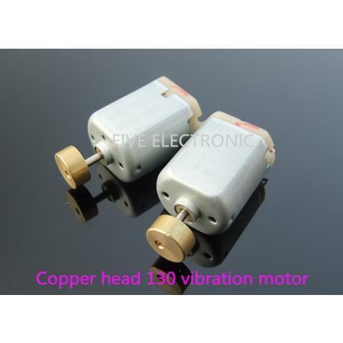 5pcs/lot New copper head 130 vibration motor 1.5-6V, Use for