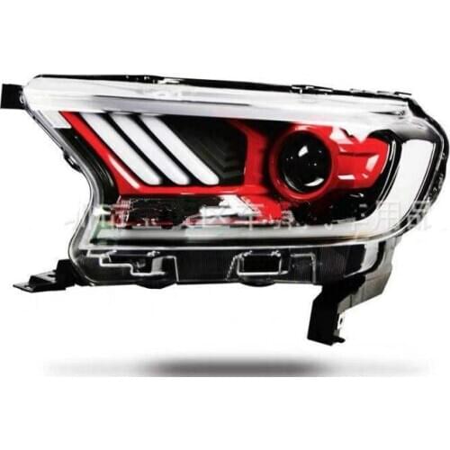 Car Styling for Ford Everest Ranger Headlights 2016-2018 Dynamic Turn Signal LED Headlights DRL Hid Bi Xenon Auto Accessories