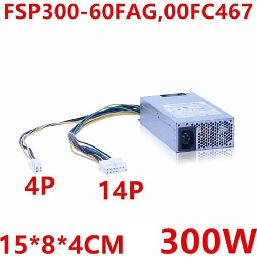 New PSU For Lenovo RS140 240 X3250 M6 1U 300W Power Supply FSP300-60FAG 00FC467