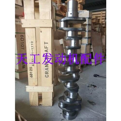 For PC210-3 PC220-1 PC220-2 PC220LC-2 Excavator S6D105-1 Diesel Engine Parts Crankshaft Main Bearing Set Connecting Rod Assy