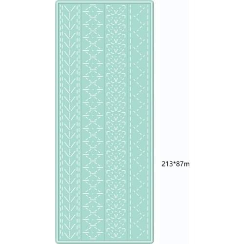 Metal cutting dies slimline background 3 cut die mold card Scrapbook paper craft knife mould blade punch stencils