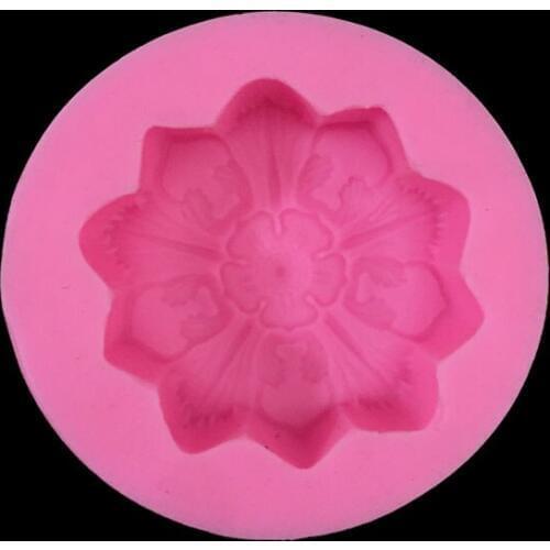 Minsunbak DIY Handmade soap mould Diffusion stone Aromatherapy plaster mould Round Flower