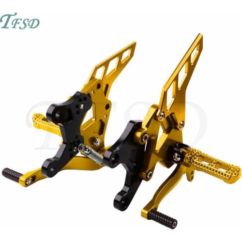 Motorcycle CNC Aluminum Refit Accessories Pedal Rear Set Adjustable Rearset For Kawasaki Z900 Z 900