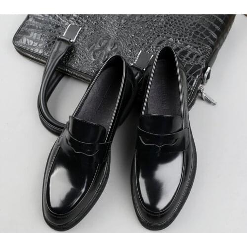 Handmade Luxury Men Ankle Boots Genuine Leather Shoes Fashion Lace Up Round Toe Black Dress Wedding Office Winter Basic Botas