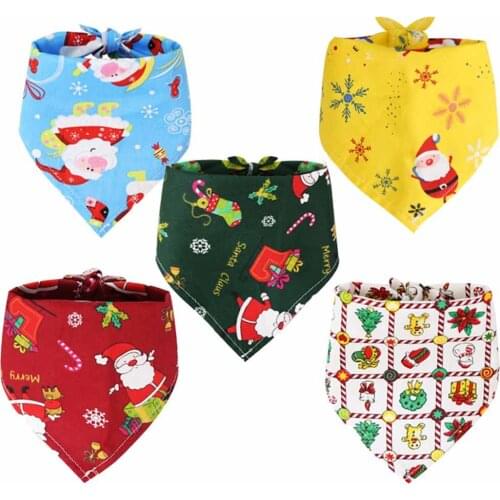New Love Heart Pattern Pet Cat Dog Bandana Collar Neckerchief Triangle Neck Scarf Saliva Towel Pet Fashion Accessories