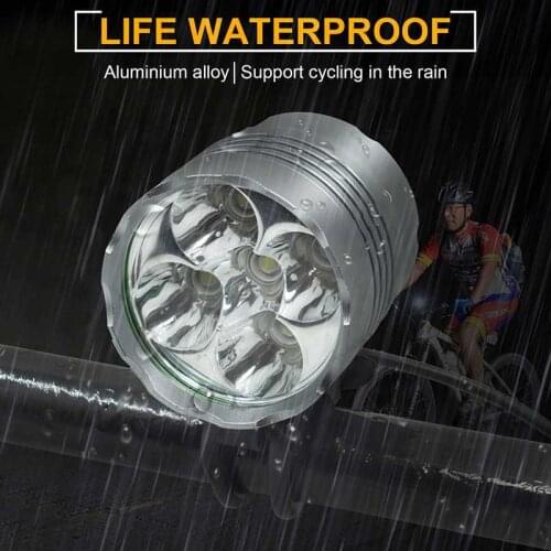7000 Lumen Bicycle Front Light Farol Bike Headlight Lantern 5*T6 LEDs Cycling Handlebar Flashlight 18650 Battery Headlamp