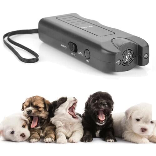 Portable Ultrasonic Anti-Barking Chaser Anti-Barking Trainer High Power LED Flashlight Gentle Chaser Multifunctional Pet Product