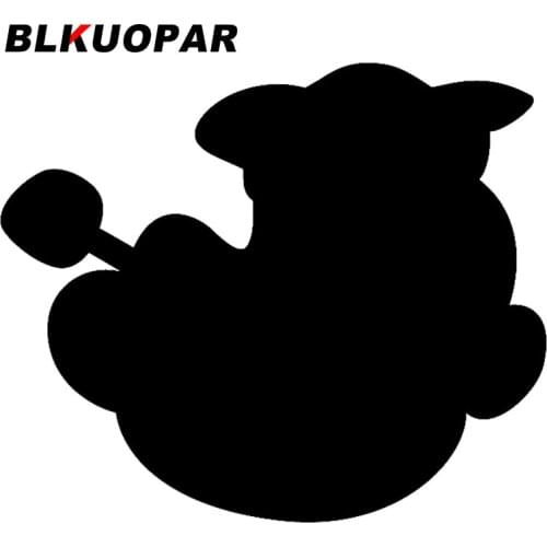 BLKUOPAR Little Ghost Car Stickers Sunscreen Decals Vinyl Material Occlusion Scratch Motorcycle Waterproof Windshield Decor