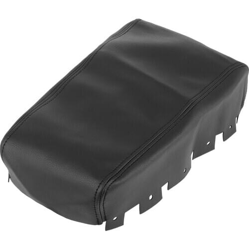 X Autohaux Center Console Lid Armrest Cover for Nissan Altima 2013-2018 Pad Replaces Black Microfiber Leather Waterproof