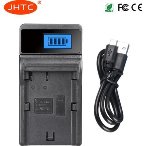 JHTC Battery Charger BP-511 For Canon BP511A For Canon EOS 40D 300D 5D 20D 30D 50D BP511 LCD USB Battery Charger