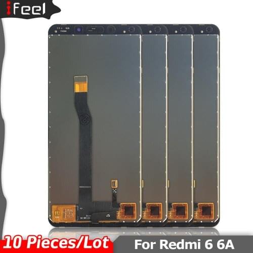 10 Pieces/Lot LCD For Xiaomi Redmi 6 LCD Display + Touch Screen Replacement For Redmi 6A LCD Assembly