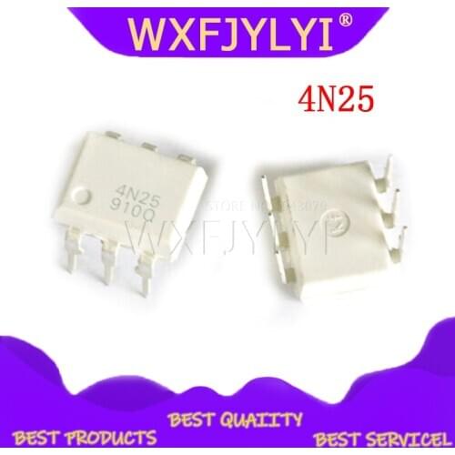 10PCS 4N25 DIP6 DIP DIP-6 photoelectric coupler new and original