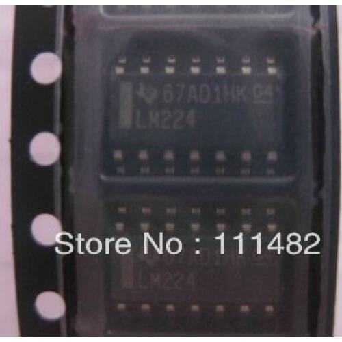 200 PCS LM224DR SOP-14 LM224 QUADRUPLE OPERATIONAL AMPLIFIERS