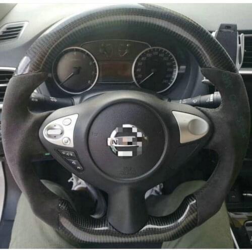 Promotion 100% Real Carbon Fiber Car Steering Wheel For Infiniti FX35 Nissan 370Z