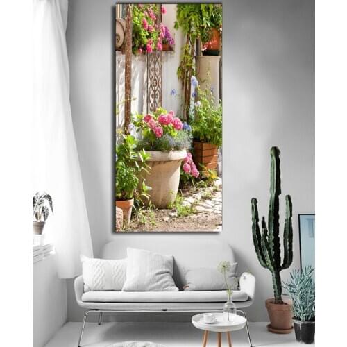 50x100 5d diy diamond painting Garden Flowers picture diamond mosaic full drill square round diamond embroidery home decoration