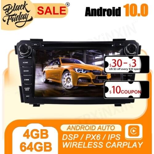 Android 10 for HYUNDAI I40 I-40 2011 - 2016 Carplay GPS Car Navigation Multimedia HD Video Touch Screen Stereo DVD Player Radio