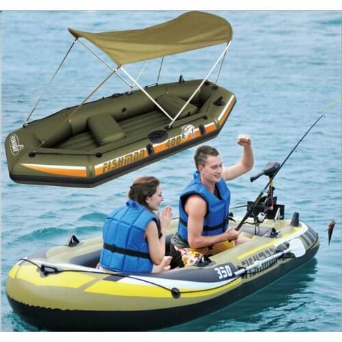 Kayak inflatable boat outdoor kayak pvc net cloth fishing boat