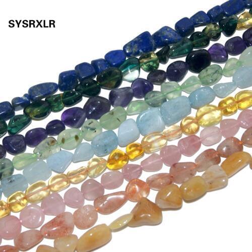 Free Shipping Irregular Shape Natural Rose Stone Quartz Agat Amethysts Aquamarines For Jewelry Making DIY Bracelet Necklace