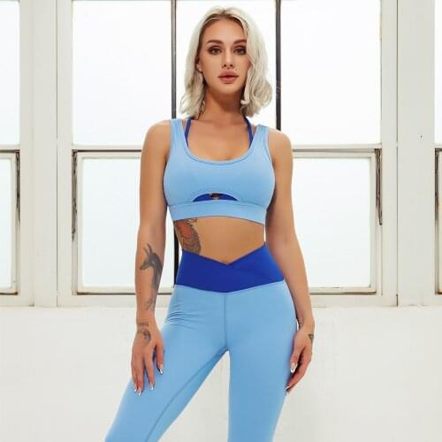 2 Piece Seamless Yoga Set Women Gym Clothes Sportswear Fitness Sports Bra Crop Top High Waist Leggings Running Workout Set 2021