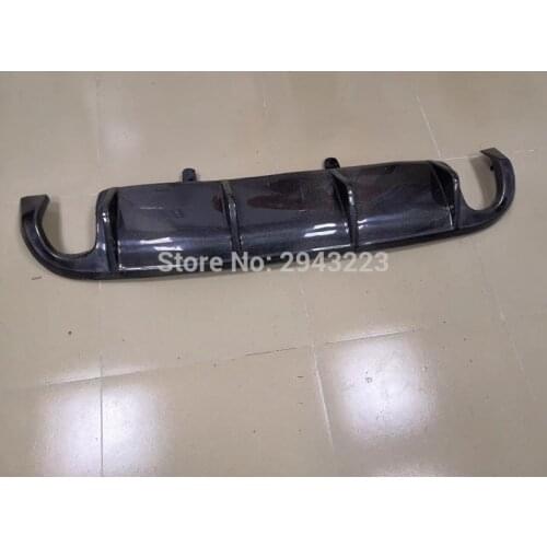 For Volkswagen Passat B6 R36 2007 2008 009 2010 2011 Carbon Fiber Rear Bumper Lip Trunk Spoiler Rear Diffuser Protector