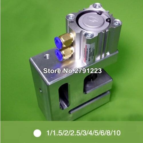 Butterfly Shape Hole Puncher Small Round Hole Pneumatic Air operated Punching Machine for Plastic bags Packaging machine puncher