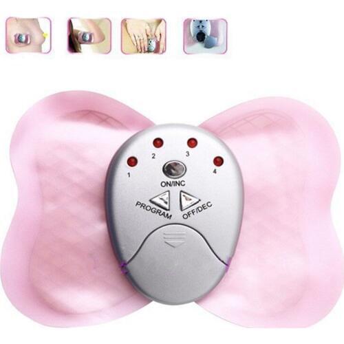 Electric Butterfly Massage Patch Pad Electrode Machine Therapy Vibrator Acupuncture Digital Full Body Muscle Relax Massager