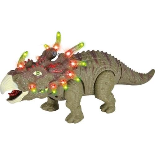 Walking Dinosaur Electric Walk Dino Toy with LED Light and Roaring Sound for School Children Kids Child Toddler