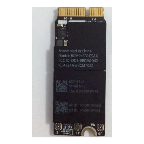 Card for Broadcom BCM94331CSAX WiFi Bluetooth Card BT for Retina Pro AirPort Card 15"A1398 MC975 MC976 13"A1425 MD212 MD213