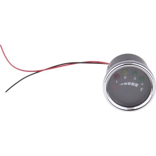 48V Motorcycle Round Analog Battery State Of Charge Indicator Meter