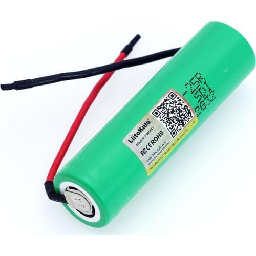 1-10PCS Liitokala 18650 25R 2500mAh lithium battery 20A continuous discharge power electronic battery for +DIY line