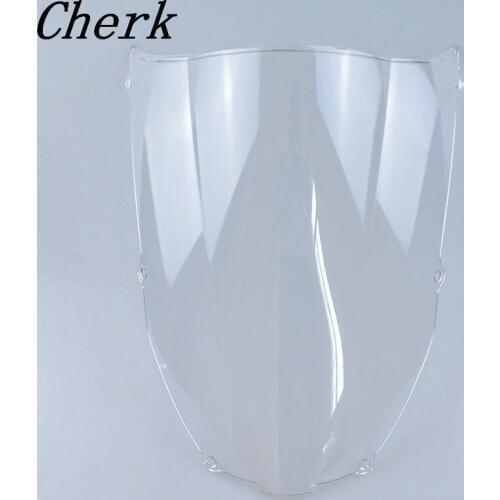 Motorcycle Clear Windshield Windscreen Double Bubble For KAWASAKI Ninja ZX6R ZX636 2000-2002 00 01 02