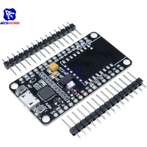 Diymore ESP8266 ESP-12E/ESP-12F WiFi Converter Adapter Module NodeMCU CP2102 Base Board for Arduino IOT Micro USB Interface