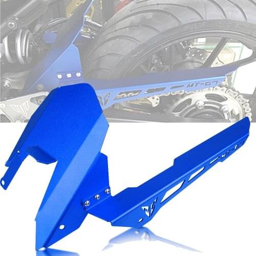 MT07 FZ07 Rear Wheel Tire Hugger Fender Mudguard with Chain Guard Cover Protector For YAMAHA MT-07 FZ-07 2013-2017 2016 2017
