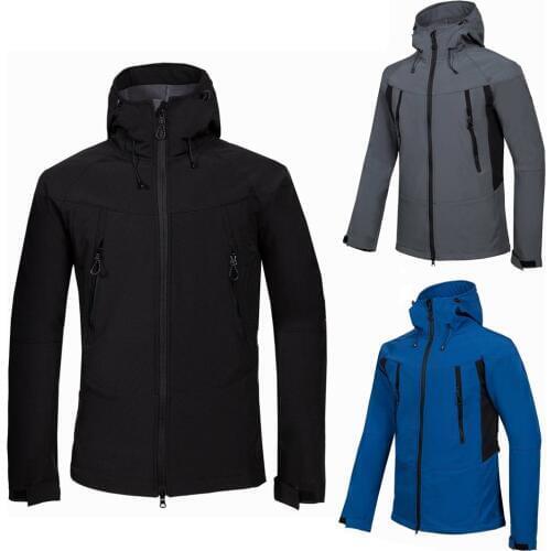 Winter Jacket Men Snowboard Jackets SoftShell Warm Waterproof Windbreaker Outdoor Camping Trekking Hiking Hunting Coat Clothes