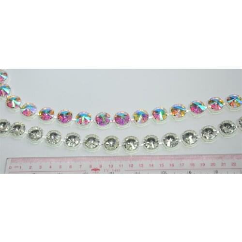 12mm *40cm gembling rhinestone sticker sheets luxurious phone case decor Self Adhesive Scrapbooking Sticker shoes decoration