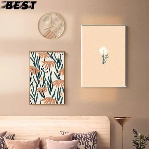 Girl Body Geometry Curve Abstract Retro Flower Wall Art Canvas Painting Nordic Posters and Prints Wall Pictures for Living Room