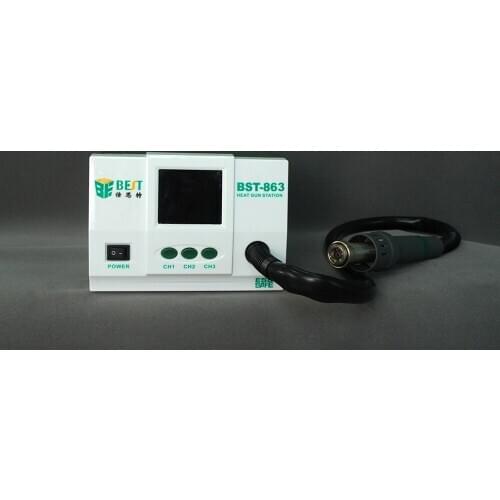 Hot Air Gun Desoldering Station BST-863 Digital Display LCD Touch High Power 1200W Digital Touch Screen Display
