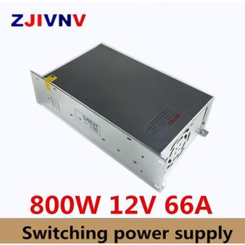 New Model ac-dc Power Supply 12V 66A 800W AC DC Converter 220v 110V LED Driver DC12V Switching Power Supply For Led Light CCTV