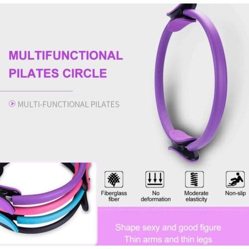 Professional Pilates Yoga Circle Comfortable Durable Sports Training Ring Women Fitness Accessories Pilates Ring Yoga Circle
