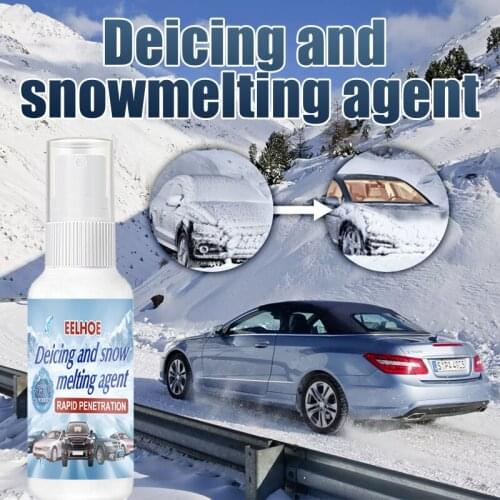 30ml Window De-Icer Spray Dissolve Winter Snow Melting Agent Windshield Glass Defrosting Agent Antifreeze Glass Cleaner TSLM1