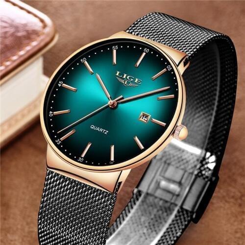 Relogio Masculino LIGE Sports Date Mens Watches Top Brand Luxury Waterproof Fashion Cool Watch Men Ultra Thin Dial Quartz Watch