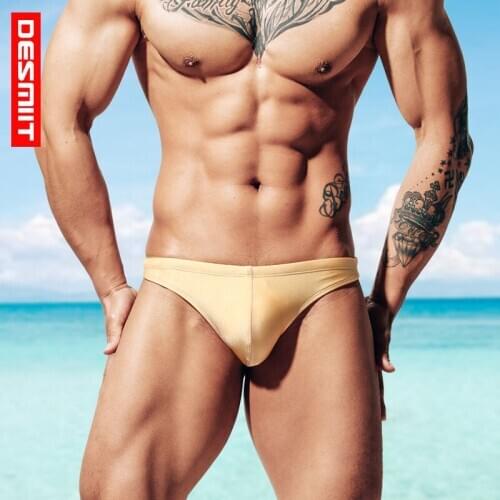 Sexy Men Thongs Swimwear Bikini Swim Briefs Mens T-shaped Swimsuit Man Bathing Suit Swimming Trunks Surf Short 2020 Desmiit
